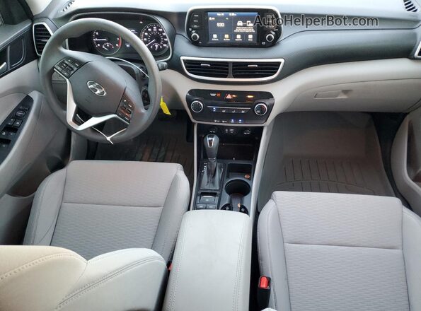 KM8J23A45KU968782 2019 HYUNDAI TUCSON Silver Вид панелі приладів