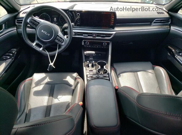 5XXG44J83RG230920 2024 KIA K5 Black Вид панелі приладів
