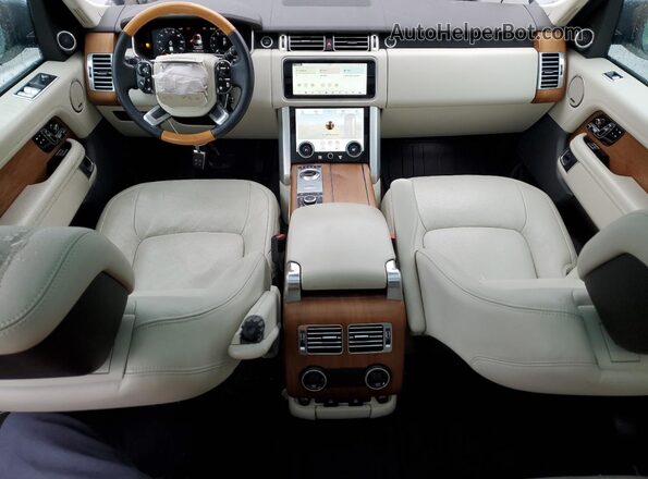 SALGS2RU6LA580713 2020 LAND ROVER RANGE Gray Widok deski rozdzielczej