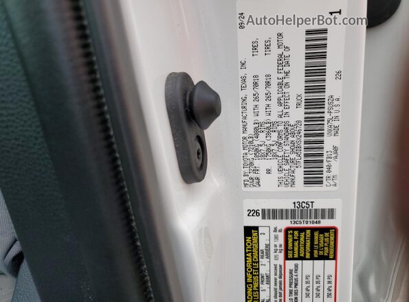 5TFLA5DBXSX246728 2025 TOYOTA TUNDRA Белый Вид подкапотного пространства