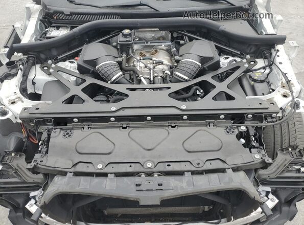 5YMJU0C04M9E89504 2021 BMW X5 White ძრავის განყოფილების ხედი