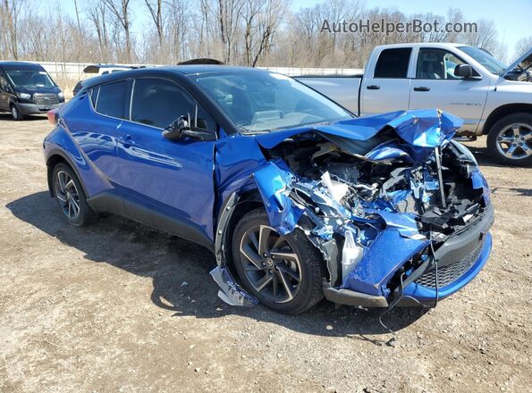 JTNKHMBX0M1114501 2021 TOYOTA LE Blue Առջևի աջ