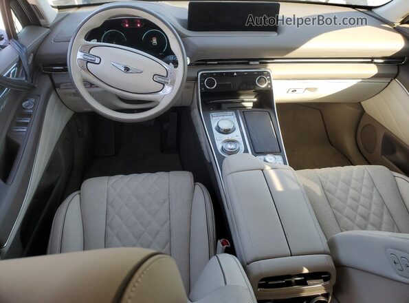 KMUHCESCXRU168293 2024 GENESIS GV80 Black Առջևի վահանակի տեսք