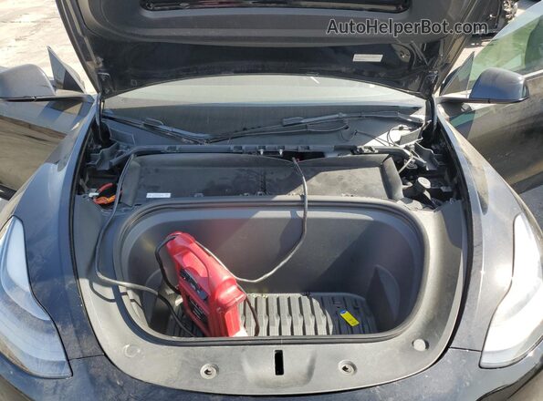 7SAYGDEFXNF317900 2022 TESLA MODEL Black Rear interior view