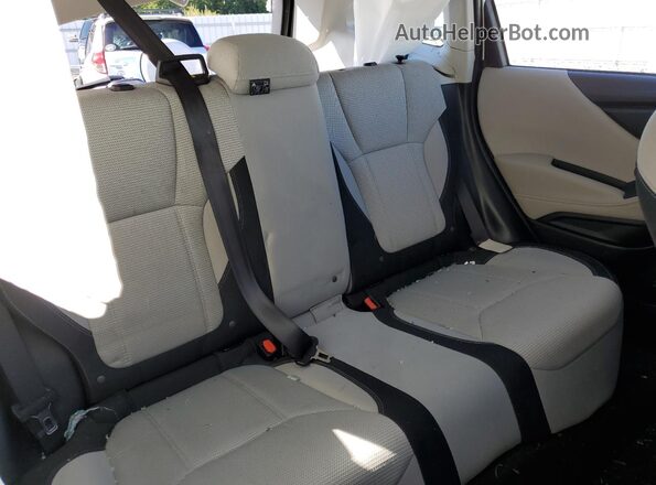 JF2SKADC3LH596659 2020 SUBARU FORESTER White უკანა სავარძლების ხედი