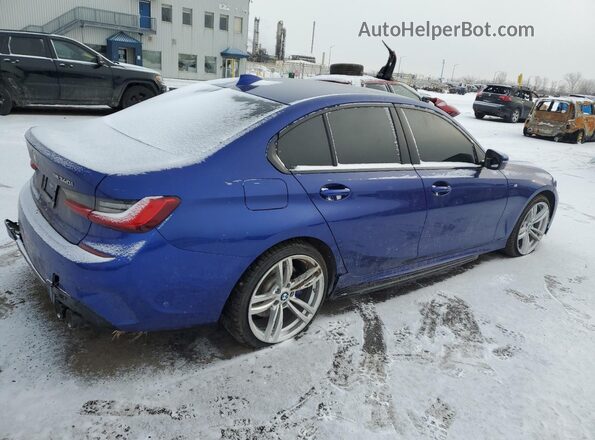 WBA5U9C07MFK40642 2021 BMW M3 Blue Հետևի աջ