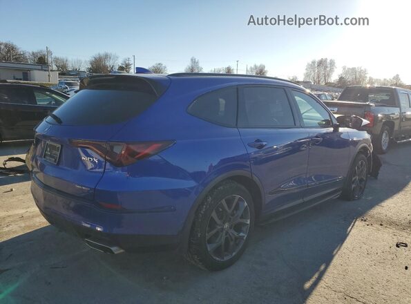 5J8YE1H0XNL045999 2022 ACURA MDX Blue Задня права чверть
