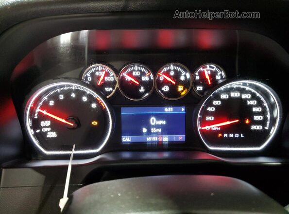 1GCUYEET1MZ336493 2021 CHEVROLET SILVERADO Silver Vista del cuadro de instrumentos