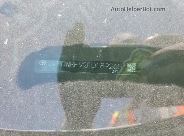 JTMRWRFV2PD189265 2023 TOYOTA LE Серебряный Вид наклейки с VIN-кодом