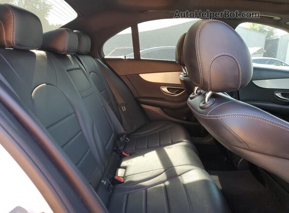 55SWF8EB2LU326114 2020 MERCEDES-BENZ C White Rear seats view