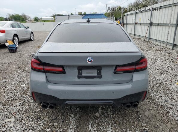 WBS83CH04MCH42448 2021 BMW M5 Gray 