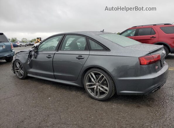 WAUHFAFC4HN078477 2017 AUDI S6 Gray Trasero izquierdo