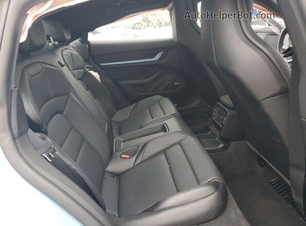 WP0AB2Y18NSA43720 2022 PORSCHE TAYCAN Blue Вид задніх сидінь