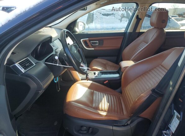 SALCT2BG5HH697147 2017 LAND ROVER DISCOVERY Blue Вид салону спереду
