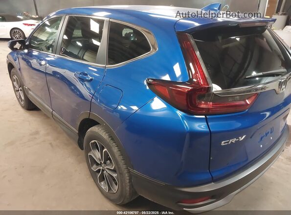 7FARW2H58ME020879 2021 HONDA CR-V Blue Trasero izquierdo