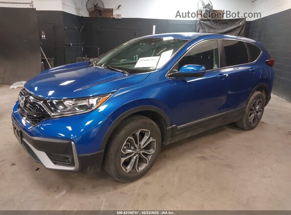 7FARW2H58ME020879 2021 HONDA CR-V Blue Vista tres cuartos delantera izquierda