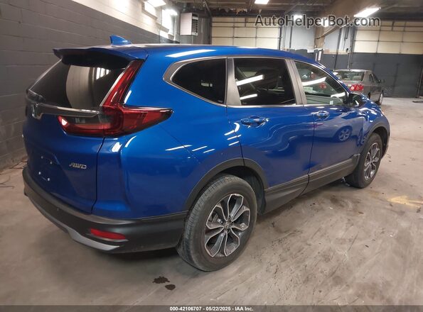 7FARW2H58ME020879 2021 HONDA CR-V Blue Trasero derecho