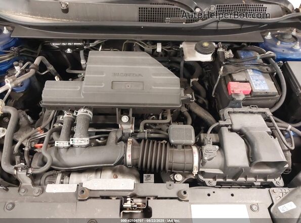 7FARW2H58ME020879 2021 HONDA CR-V Blue Vista trasera