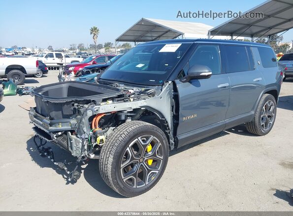 7PDSGABL3NN002278 2022 RIVIAN R1S Серый Передняя левая четверть