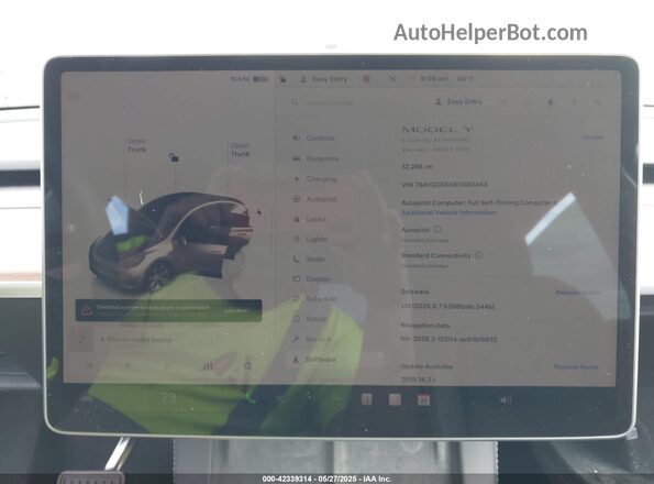 7SAYGDEEXRF080483 2024 TESLA MODEL Y Gray 