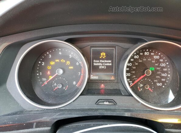 3VV0B7AX7MM021155 2021 VOLKSWAGEN TIGUAN Серый Вид щитка приборов