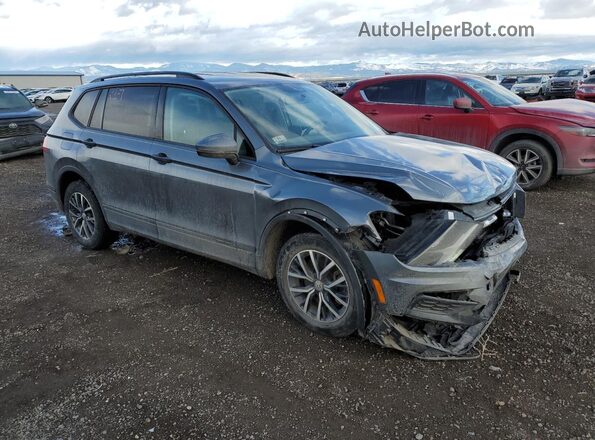 3VV0B7AX7MM021155 2021 VOLKSWAGEN TIGUAN Серый Передняя правая четверть