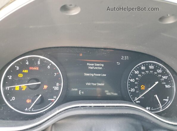 4T1DZ1FB9MU064800 2021 TOYOTA LIMITED Silver Instrument cluster view