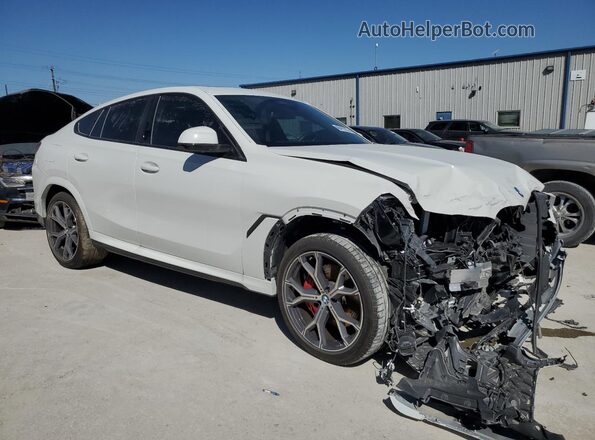 5UX33EX02R9U96529 2024 BMW X6 White Delantero derecho