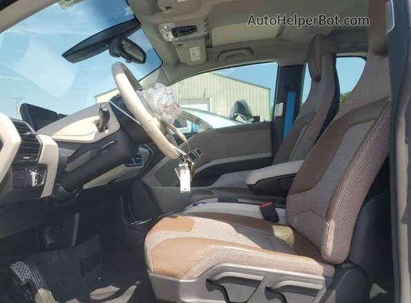 WBY8P8C02M7J23173 2021 BMW I3 Gray წინა სალონის ხედი