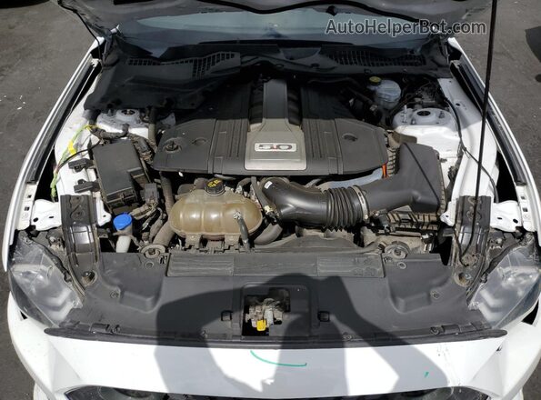 1FA6P8CF4L5127304 2020 FORD MUSTANG White Vista interior trasera