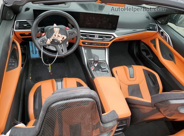 WBS33BA05RCN76086 2024 BMW M4 Black Вид панелі приладів