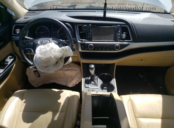 5TDJGRFHXKS063883 2019 TOYOTA HIGHLANDER HYBRID Белый 