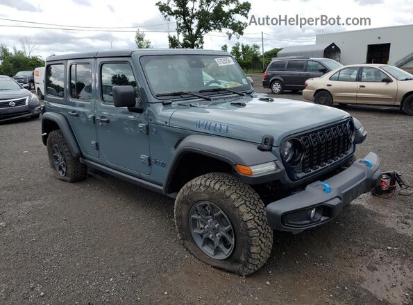 1C4RJXN62RW141494 2024 JEEP WRANGLER Gray წინა მარჯვენა