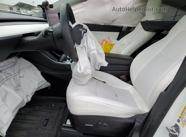 5YJYGDEE9MF088273 2021 TESLA MODEL White წინა სალონის ხედი
