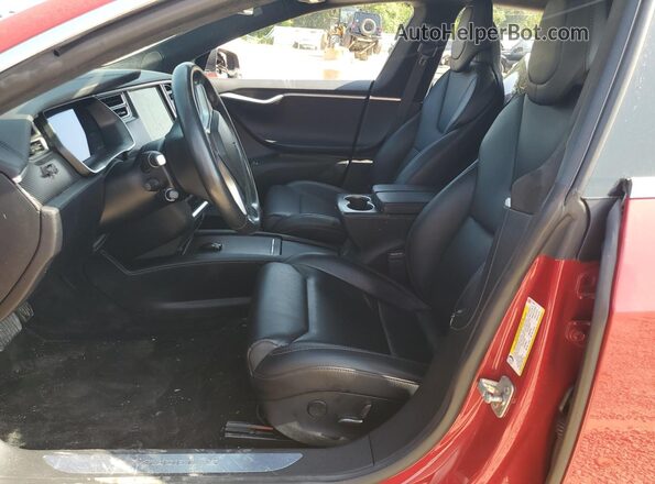 5YJSA1E26HF217085 2017 TESLA MODEL Красный 