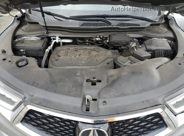 5J8YD4H51KL022834 2019 ACURA MDX Silver Vista del compartimento del motor