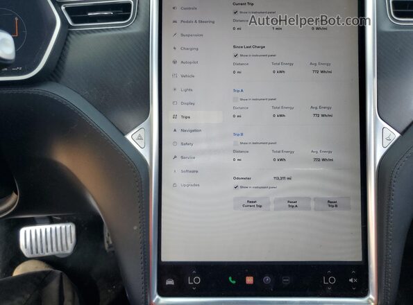 5YJSA1E26HF217085 2017 TESLA MODEL Красный 