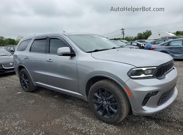1C4RDHDG8MC626854 2021 DODGE DURANGO Серебряный Передняя правая четверть
