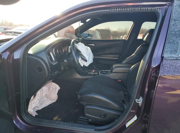 2C3CDXGJ3MH569066 2021 DODGE CHARGER Purple Front interior view