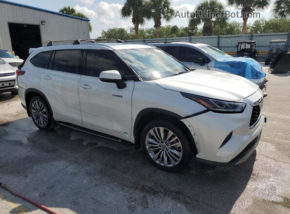 5TDEBRCH9LS012347 2020 TOYOTA HIGHLANDER HYBRID White 