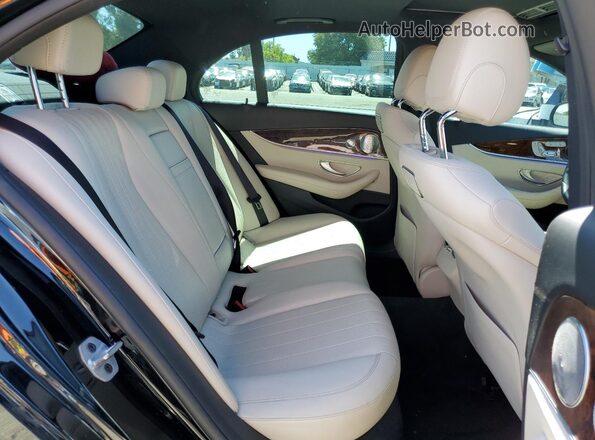 WDDZF6JB4KA595186 2019 MERCEDES-BENZ E Black უკანა სავარძლების ხედი
