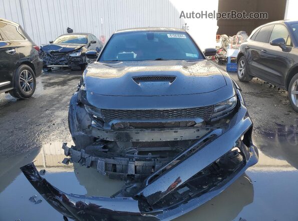2C3CDXGJXMH515263 2021 DODGE CHARGER Black წინა ხედი