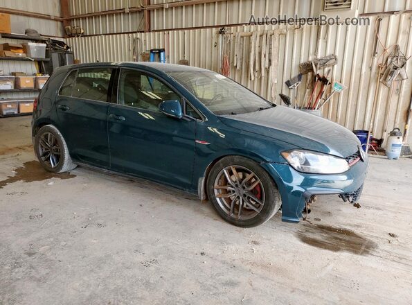 3VW447AU2JM261593 2018 VOLKSWAGEN GTI Green 