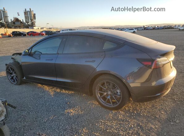 5YJ3E1EBXMF072619 2021 TESLA MODEL Gray Հետևի ձախ