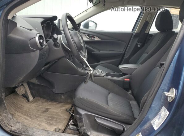 JM1DKFB76K0443345 2019 MAZDA CX-3 Blue Vista interior delantera