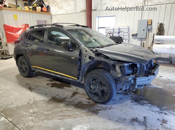 4S4GUHF60R3749532 2024 SUBARU CROSSTREK Charcoal Przód prawy