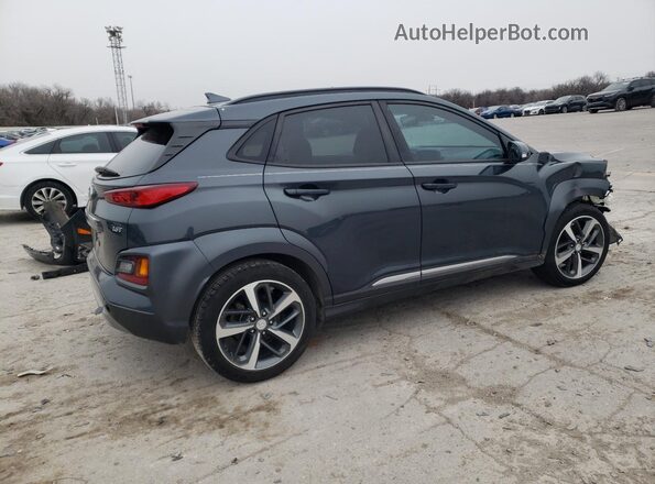 KM8K53A5XKU381496 2019 HYUNDAI KONA Gray 