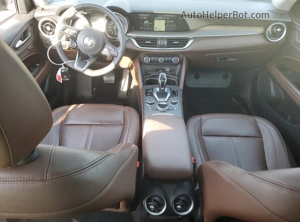 ZASPAKBN5M7D10214 2021 ALFA ROMEO STELVIO Черный Вид панели приборов
