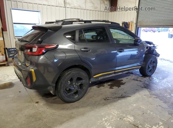 4S4GUHF60R3749532 2024 SUBARU CROSSTREK Charcoal Tył prawy
