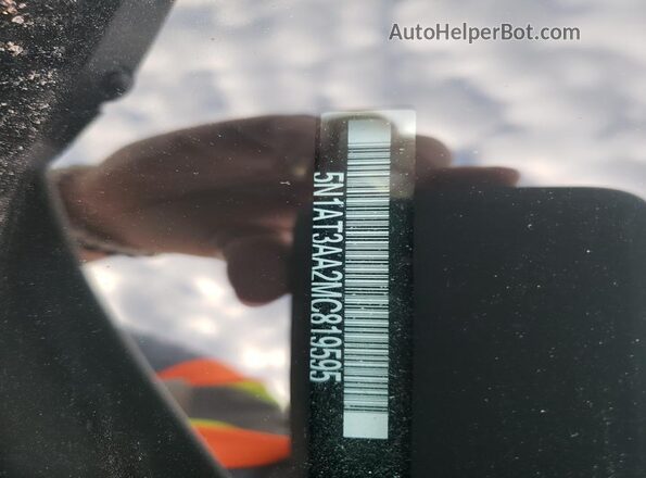 5N1AT3AA2MC819595 2021 NISSAN ROGUE White Вид наклейки з VIN-кодом